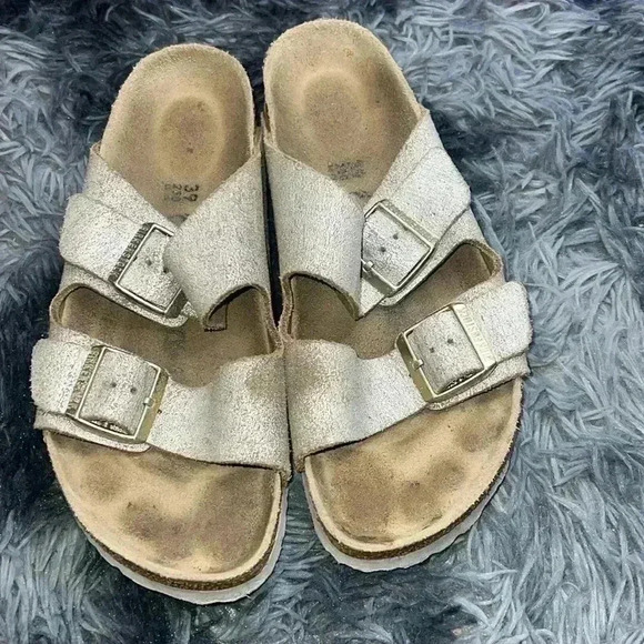 Sz 39 regular footbed narrow Arizona Birkenstocks Big Buckle - Picture 3 of 5